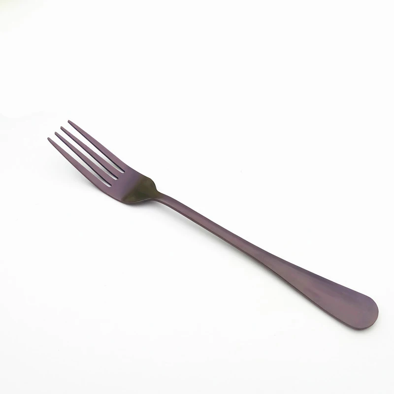 Набор столовых приборов из нержавеющей стали однотонный гладкий набор кухонной