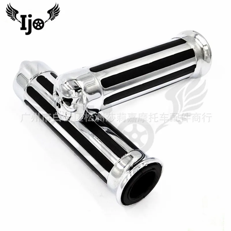 motorbike Refit Aluminium alloy 22mm 25mm handlebar for Harley Dirtbike Skull Electroplate motorcycle Hand handle | Автомобили и