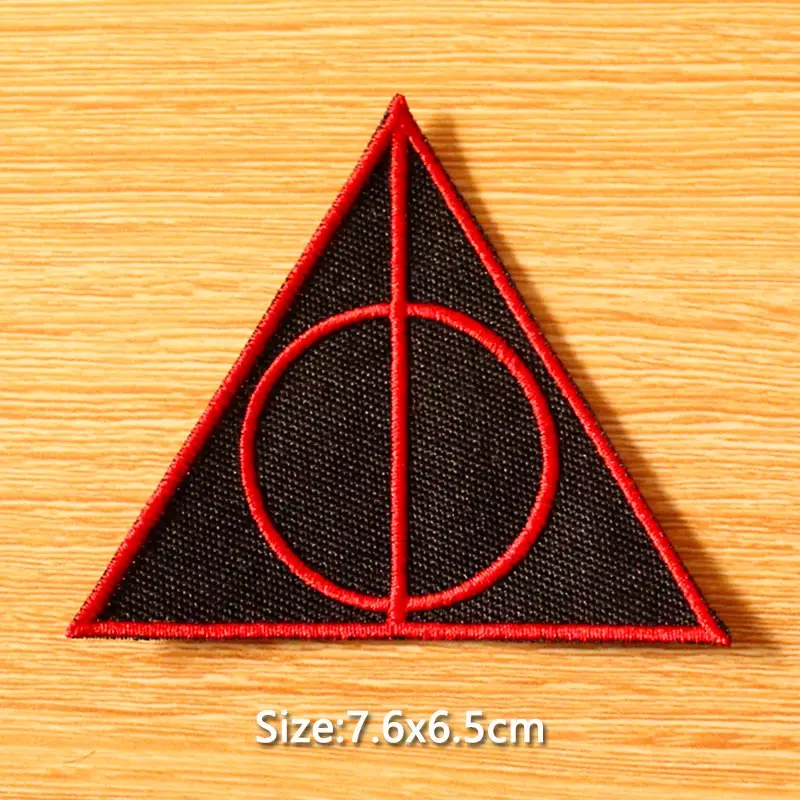 DIY на липучке металлические полосы панк нашивки Вышивка Патчи для Одежда из железа на заплатка для одежды DIY Гарри патч значок - Цвет: TI-PE4167CT