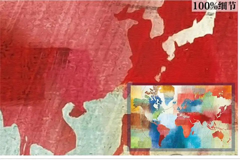 3d обои для комнаты на заказ настенные нетканые фото ретро элегантная Карта мира