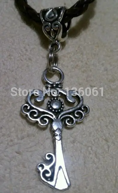 Винтажная Серебряная роза цветок глаз полумесяц месяц ключ сова стрела черепаха