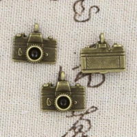 12pcs charms camera 15x14mm antique making pendant fitvintage tibetan bronze silver colordiy handmade jewelry