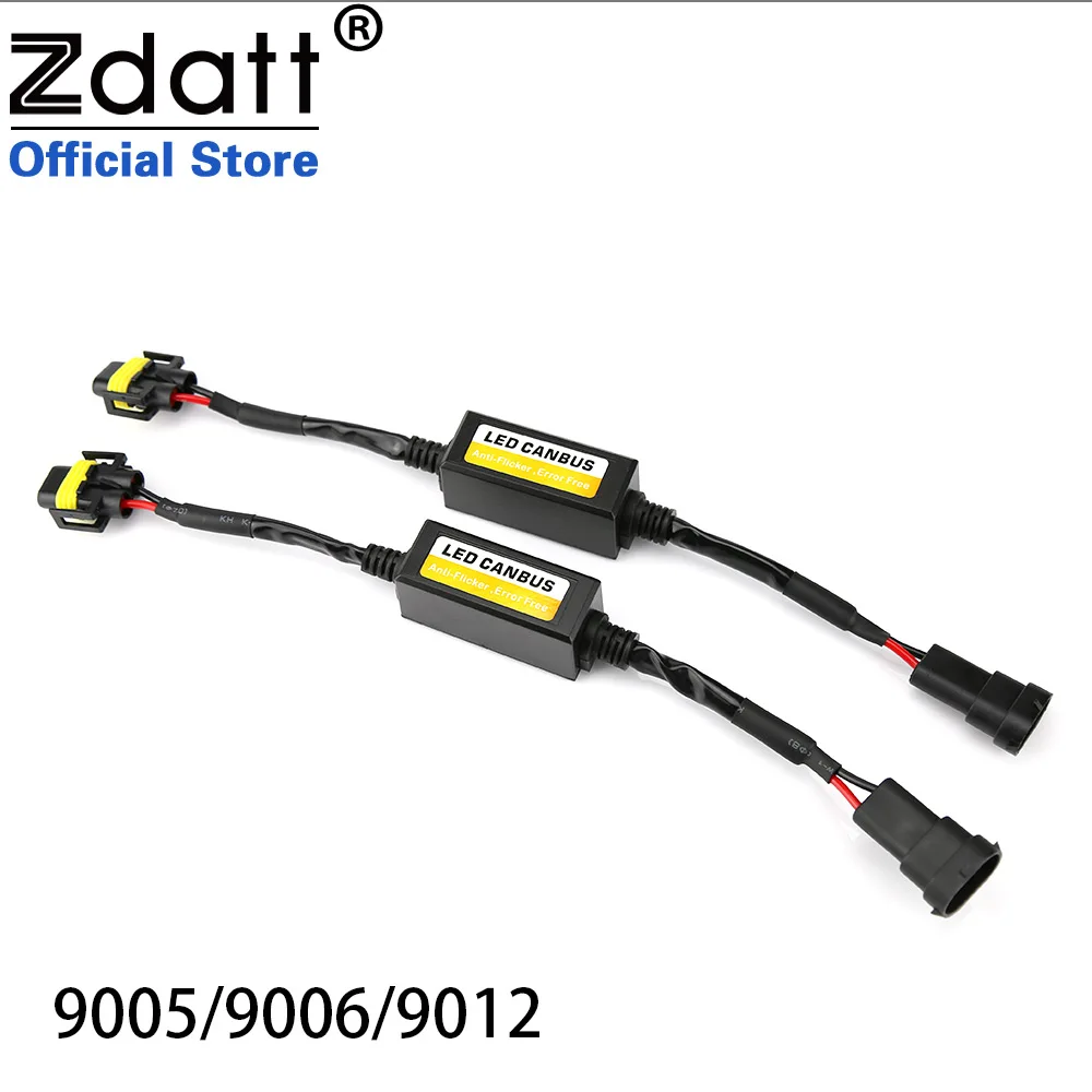 Zdatt H7 LED CANBUS декодер H11 9005 9006 HB3 HB4 H1 H3 автомобильный предупреждающий Canceller анти EMC