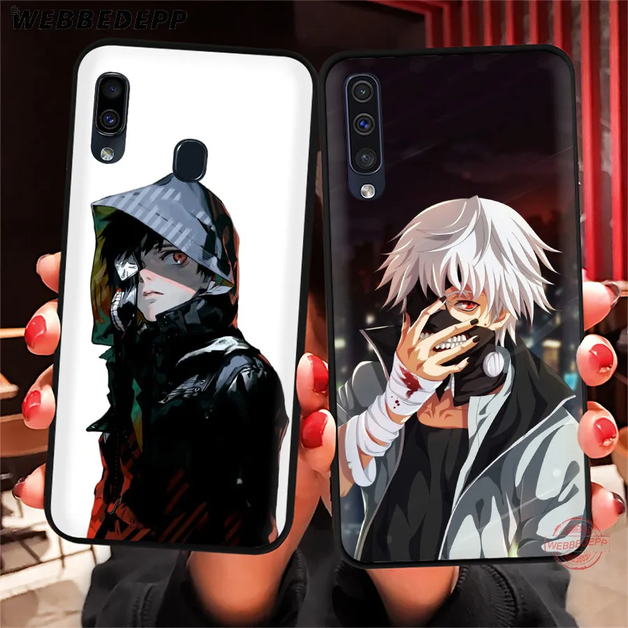 WEBBEDEPP Tokyo Ghouls Soft Phone Case for Samsung A50s A40s A30s A20s A10s A60 A70 M10 M20 M30 M40 Cases | Мобильные телефоны и