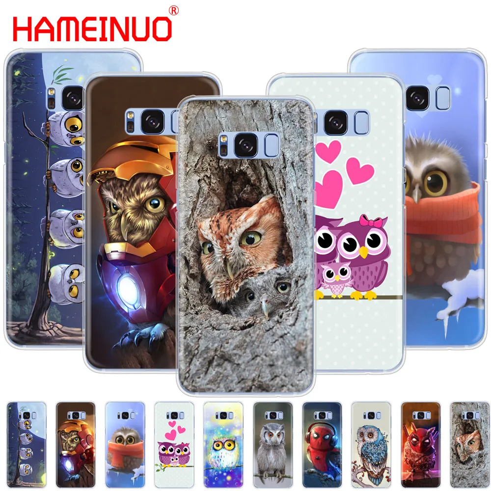 HAMEINUO милые совы мультфильм сотовый телефон чехол для Samsung Galaxy S9 S7 edge PLUS S8 S6 S5 S4 S3