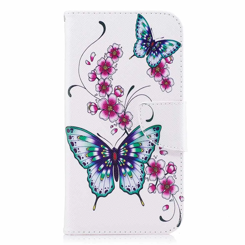 Peach Butterfly Чехол-книжка с бумажником для Honor 7 S DUA-LX2 DUA-L22 чехол 5,45 ''из искусственной кожи Fundas для huawei Honor 7 S 7 S Honor7S чехол B116 - Цвет: Peach Butterfly