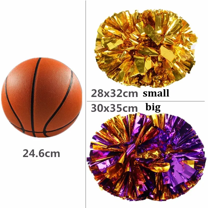 

1pcs Cheerleading Pom Poms Aerobics Show Dance for Football Basketball Match Pompon