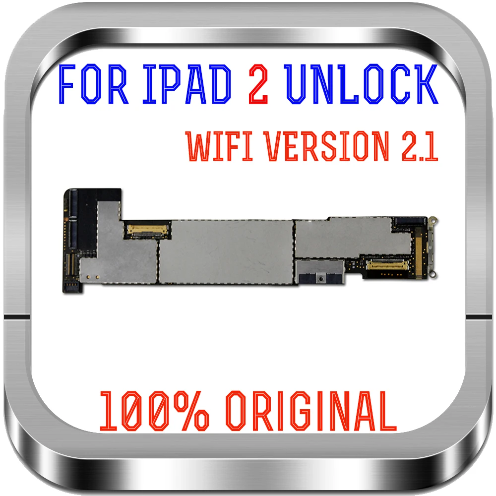 100% оригинальная материнская плата A1395 для iPad 2 версия Wi Fi разблокированная модель