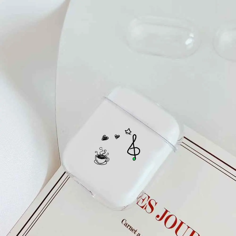 Прозрачный чехол для наушников Apple Airpods Роскошный наушников|Аксессуары