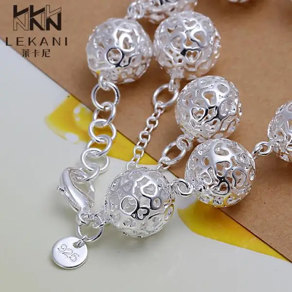 good quality hot sale Latest Women Classy lobster Design trendy silver plated ball bracelet Factory Direct Sale H088 |