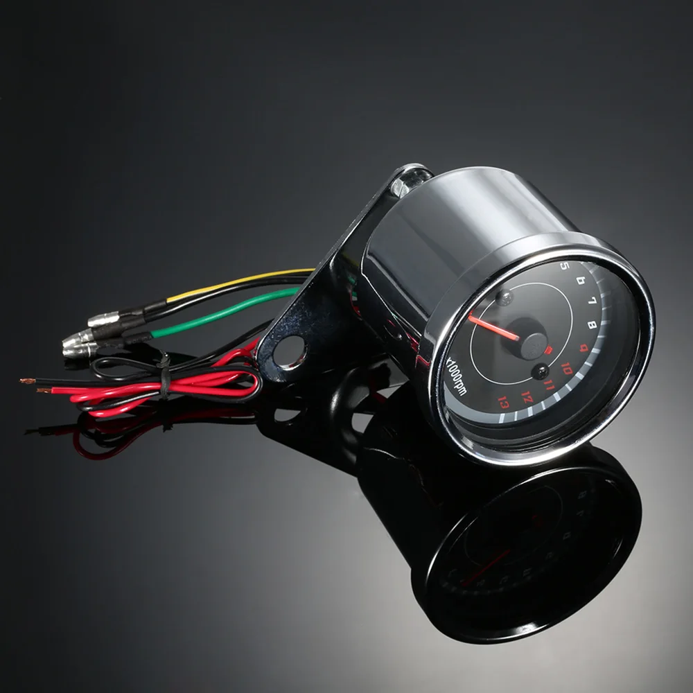 12V Универсальный мотоциклетный Тахометр измерительный инструмент со