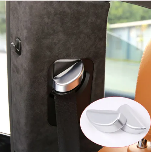 

2 Color ABS Plastic Safety Belt Cover Trim For Maserati Levante 2016 Car-Styling Accessories Set of 2pcs