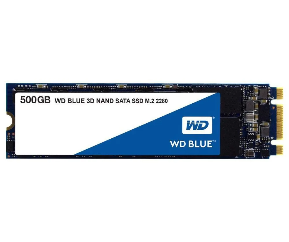 WESTERN DIGITAL WD BLUE 3D NAND SSD 500 Гб внутренний SATA3.0 M.2 2280 NGFF твердотельный диск жесткий для