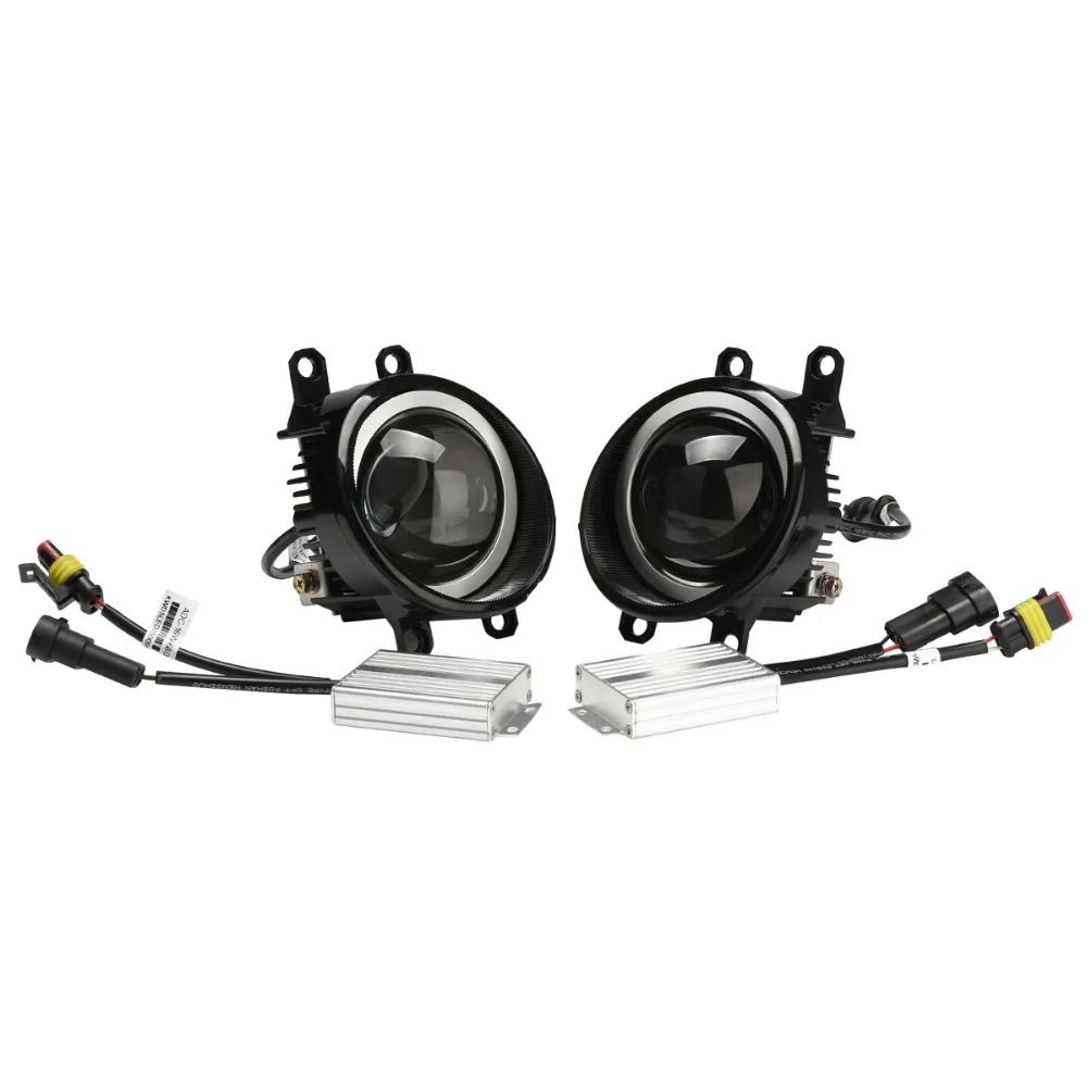 Автомобильный Стайлинг 16 Вт DRL двойной объектив светодиодный передний