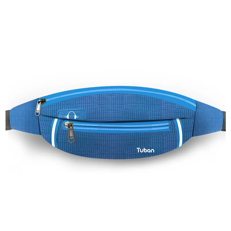 Unisex Running Waist Bag Sport Pack Waterproof Mobile Phone Holder Gym Fitness Belt with Headphones Holes | Спорт и развлечения