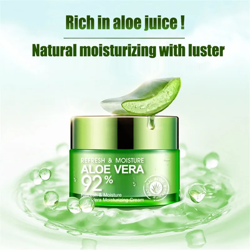

BIOAQUA Aloe Vera Gel Smooth Moisturizing Whitening Day Cream Anti Wrinkle Anti Aging Face Cream Skin Care