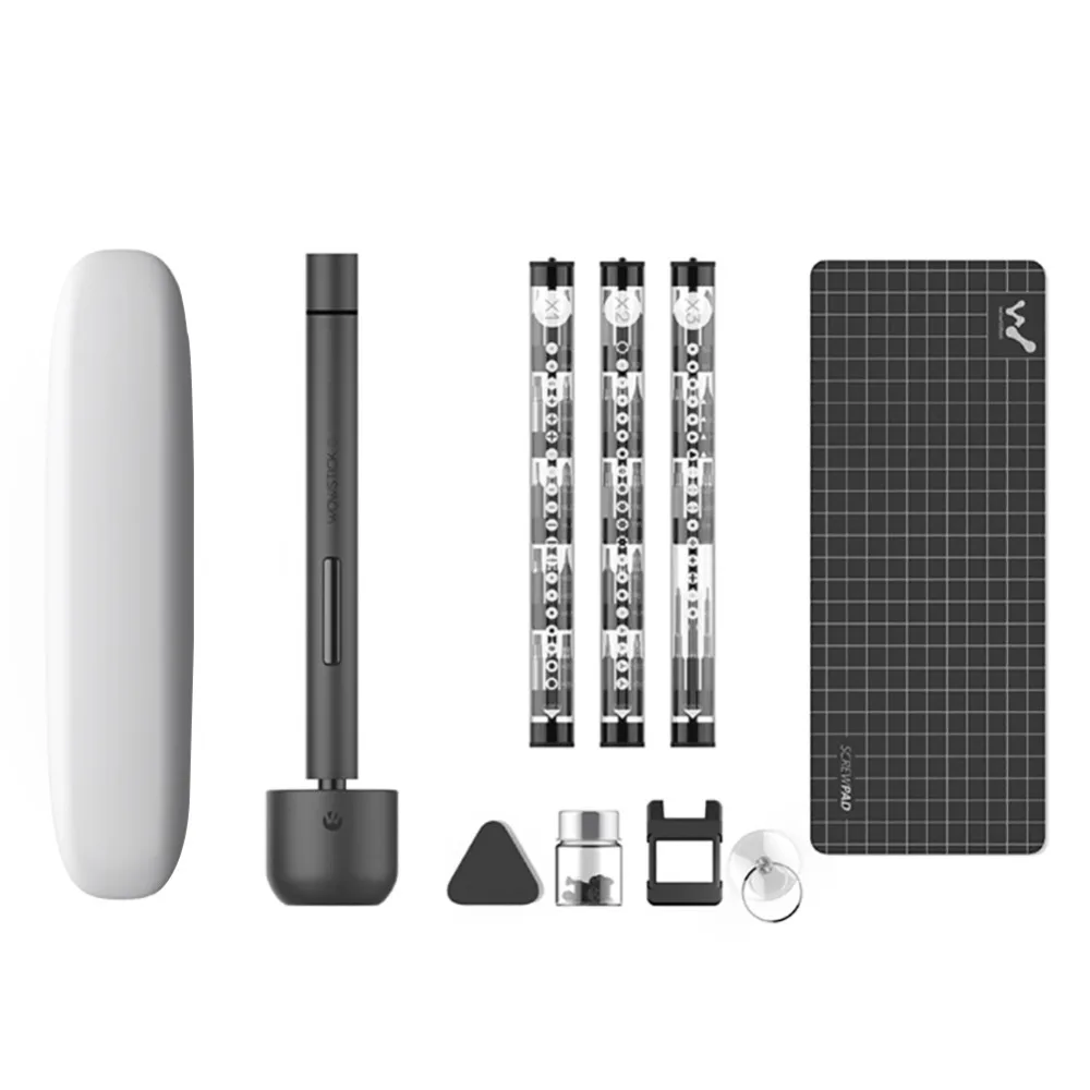 

# Wowstick 1F Pro мини электрическая отвертка Перезаряжаемые беспроводные Мощность отвертка набор с LED светильник литий Батарея работает