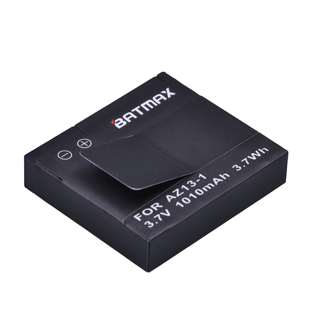 Аккумулятор Batmax 2pc AZ13-1 AZ13 литий-ионный для экшн-камер Xiaomi Yi | Электроника