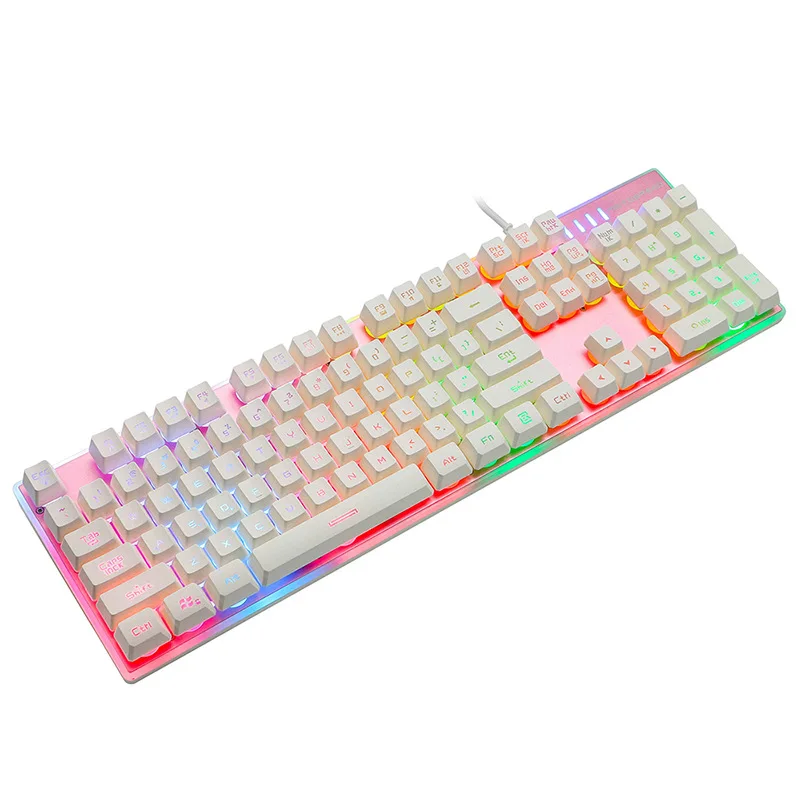 Тонкая профессиональная игровая USB клавиатура Motospeed K11 геймерская Игровая Teclado с