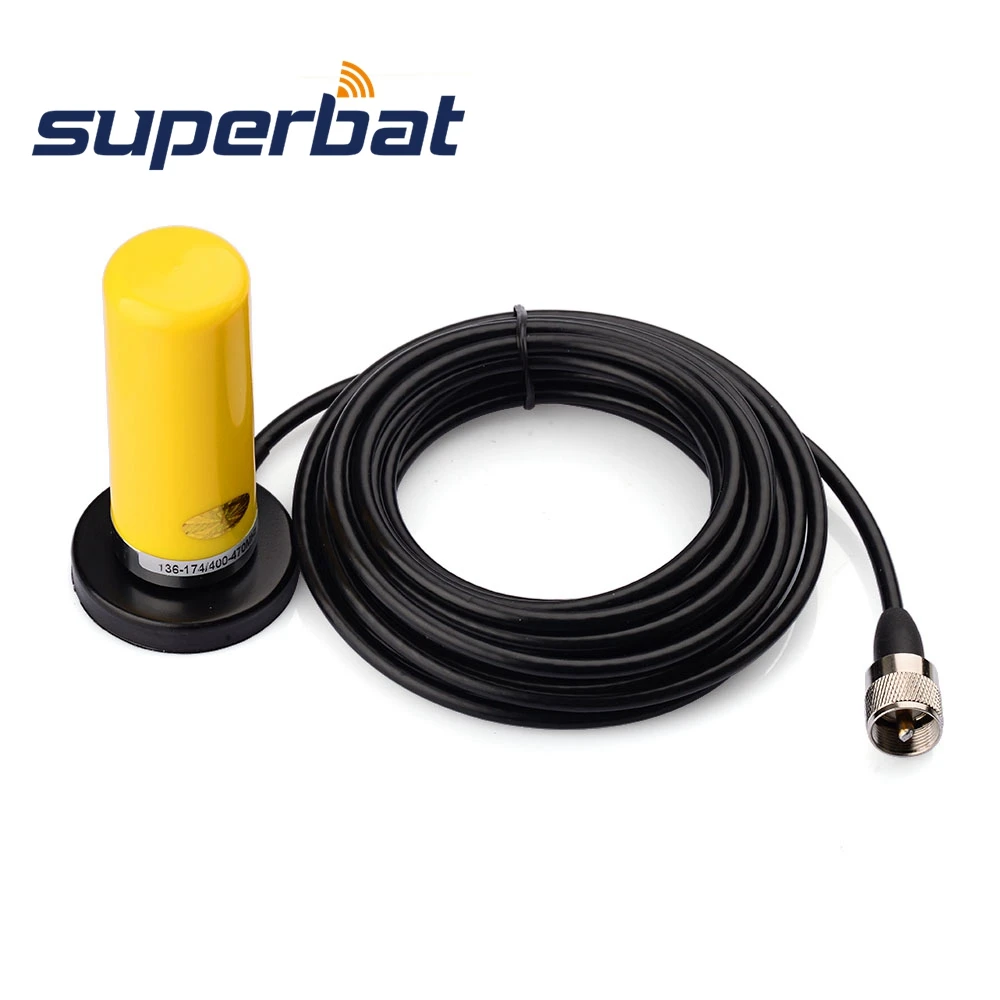 Автомобильное/автомобильное мобильное радио Superbat VHF/UHF двухдиапазонная антенна 9