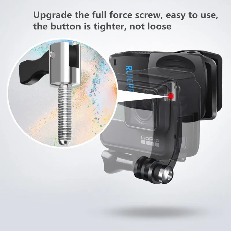 New Backpack Clip Clamp 360 Degree Rotary Fixed Mount bracket For Gopro Hero 7 6 5 DJI OSMO action Sports Camera Accessories