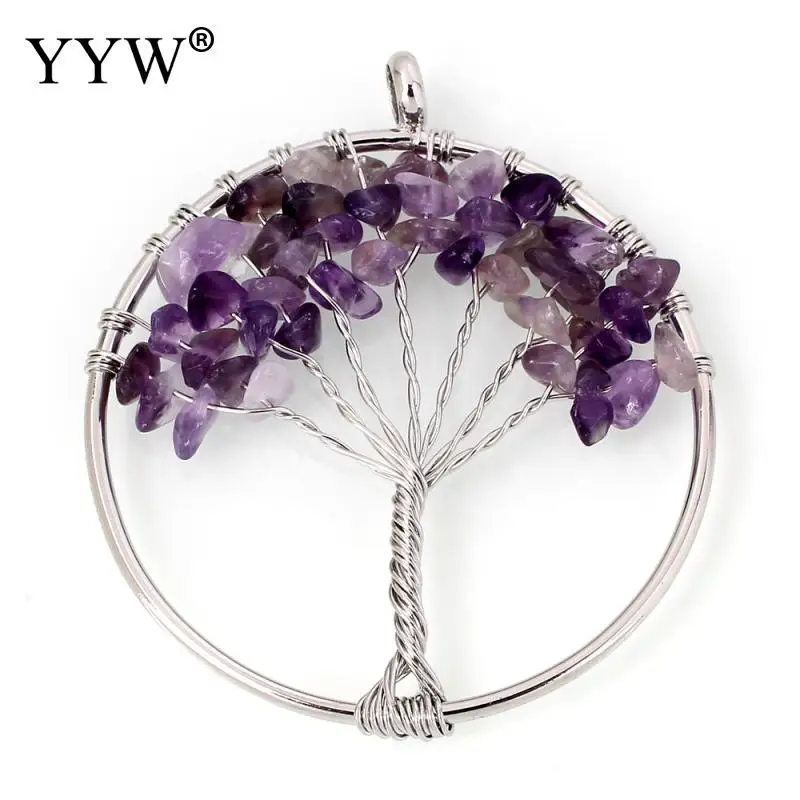 Таинственное ожерелье из нержавеющей стали с подвеской в виде круглого круга