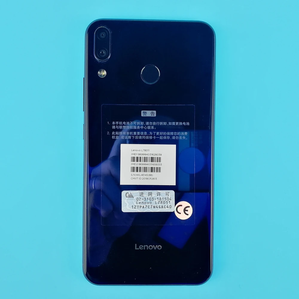 2018 Новый lenovo Z5 L78011 6 ГБ 64 Гб полноэкранный мобильный телефон 2 &quotAndroid 8 1 Snapdragon 636