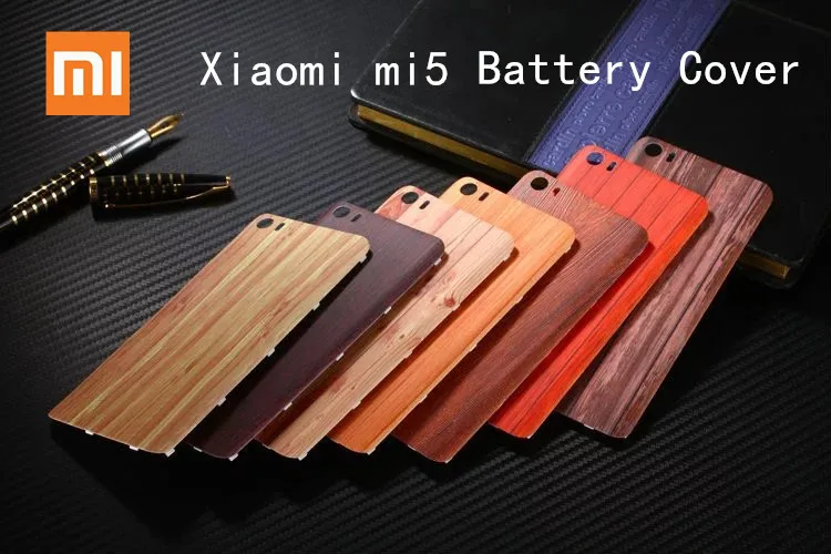 Модный матовый пластиковый чехол из дерева и бамбука для Xiaomi 5 Mi5 M5 задняя крышка