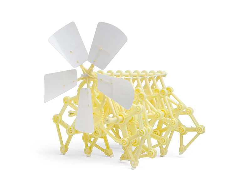 Мини Strandbeest ветер бионические животные научная обучающая игрушка