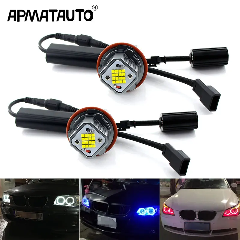 Светодиодный фонарь Angel Eyes 2 шт. без ошибок для BMW E39 E83 E60 E61 E53 E64 E65 E66 светодиодный