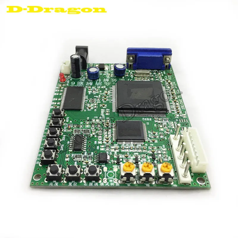2 шт. конвертер видео игры доска для аркадной машина преобразования RGB CGA EGA YUV в VGA /