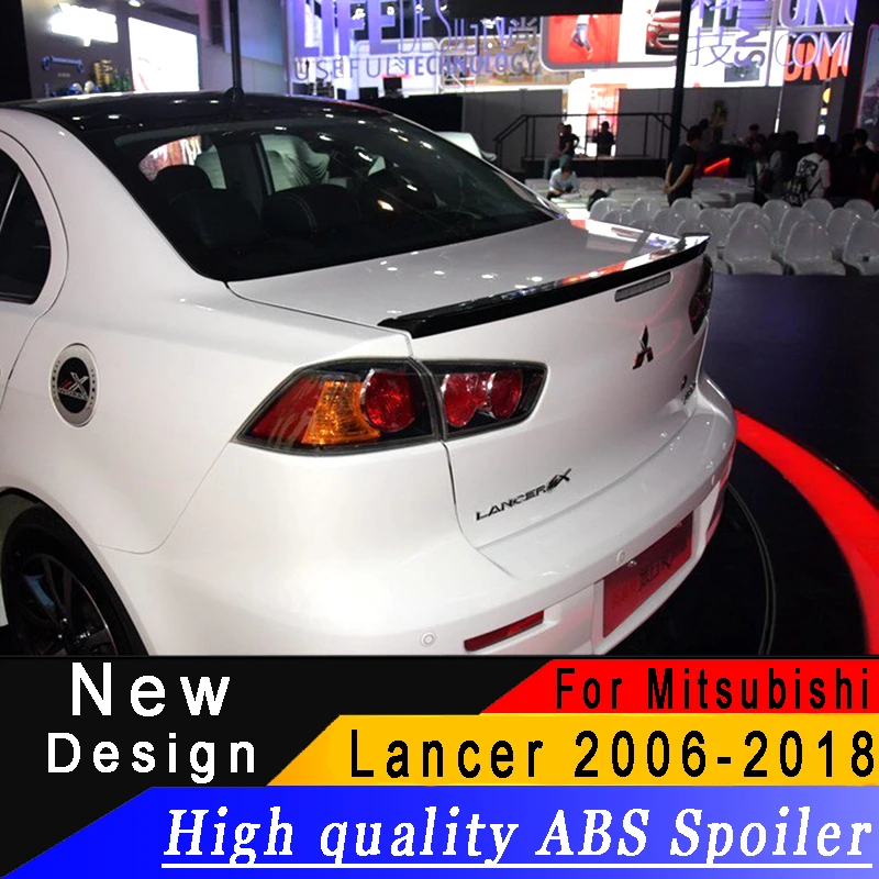 Спойлер для Mitsubishi Lancer EX от 2006 до 2018 высококачественный спойлер из ABS праймер или