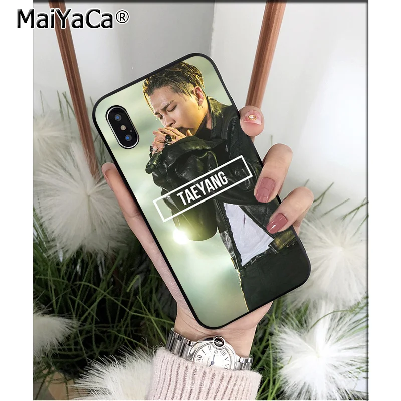 Мягкий силиконовый чехол для телефона MaiYaCa Boy Team Bigbang из ТПУ iPhone 5 5Sx 6 7 7plus 8 8Plus X XS MAX