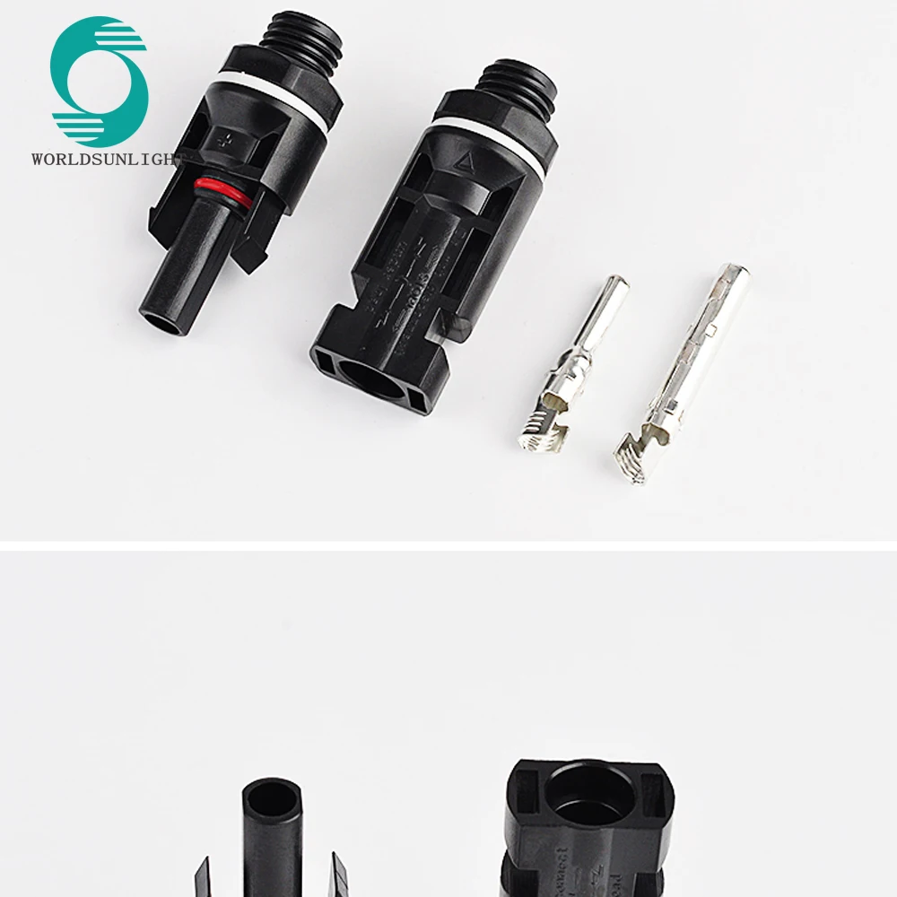 10 пар в партии WSPVPC IP67 DC 1000V 2.5mm2 4mm2 6mm2 Солнечный кабель разъем панели солнечных