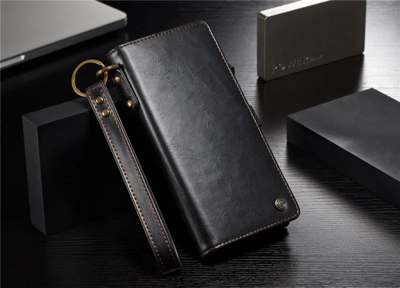 Чехол-кошелек для samsung Note 8, Роскошный кожаный флип-чехол на магните, съемный чехол для samsung Galaxy Note 8, кожаный чехол Note 9 S9 S8