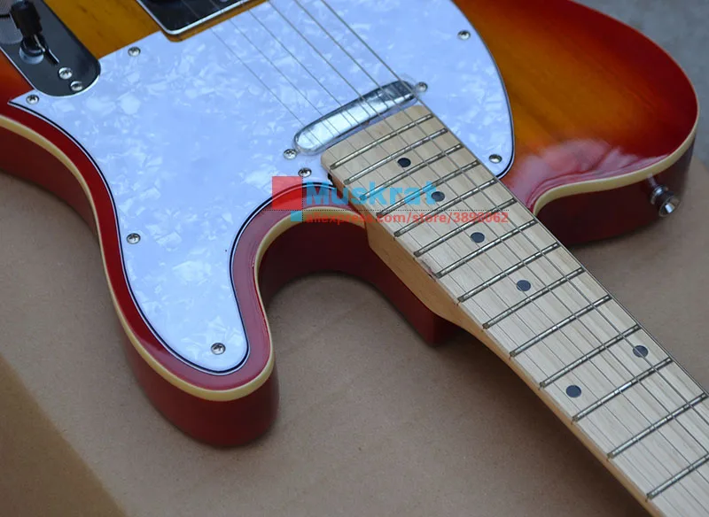 Заводская электрогитара TL Elm body CS color 6 string музыкальный инструмент гитара ra аксессуары