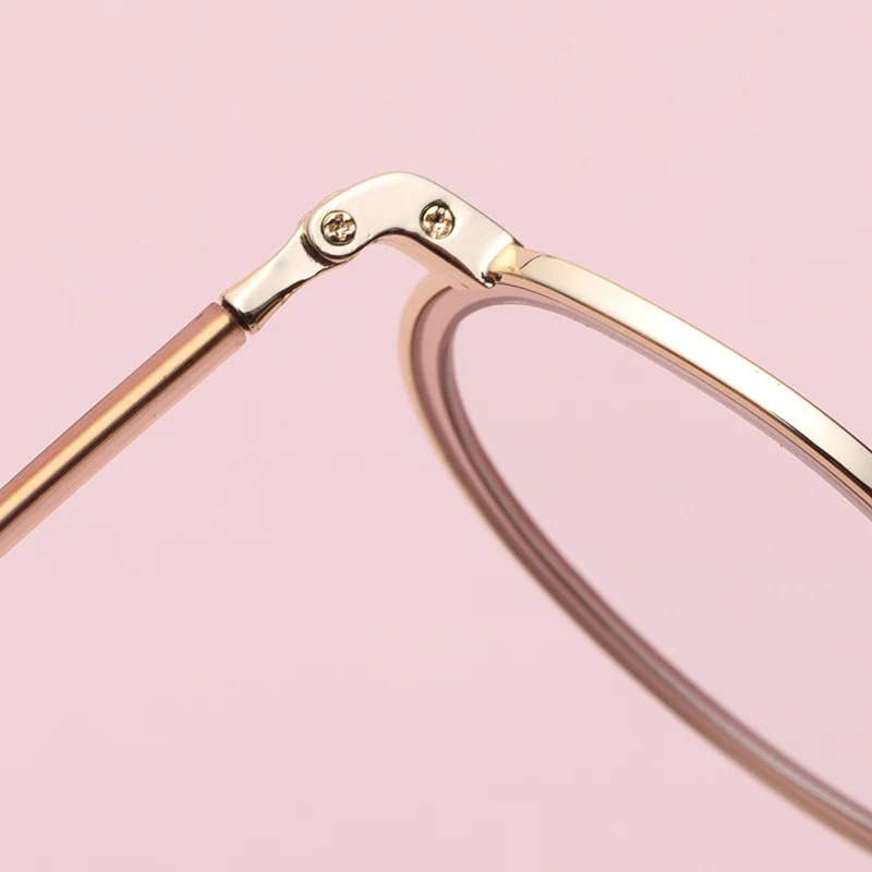 Металлические женские очки ретро декоративные близорукость оптический