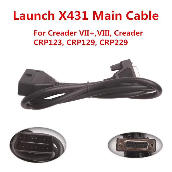 100% оригинальный кабель Launch X431 OBD 16-контактный основной для CRP123 Creader VII + VIII CRP129 CRP229 |