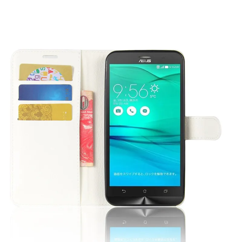 Asus Zenfone GO ZB552KL чехол Asus X007D чехол 5,5 дюймов из искусственной кожи кошелек чехол для телефона для Asus Zenfone GO ZB552KL откидная крышка
