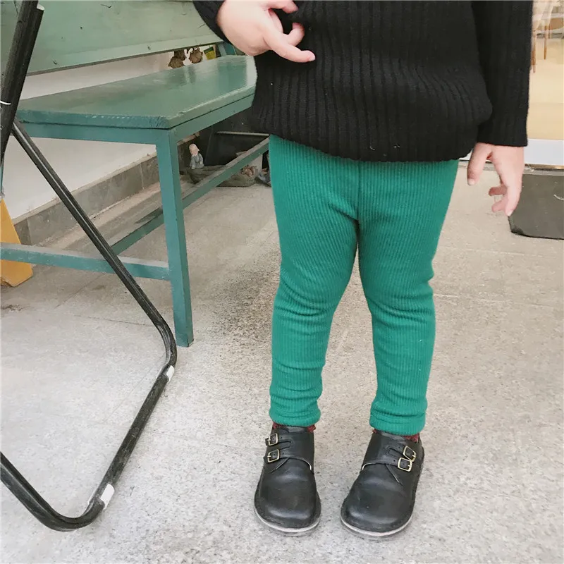 Леггинсы для девочек новинка 2019 Детские хлопковые теплые леггинсы детские брюки
