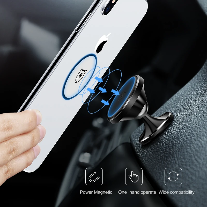 Магнитный держатель для телефона SmartDevil универсальный автомобильный на 360