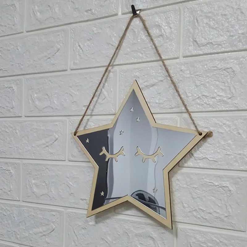 Скандинавском стиле бабочка Мультфильм Облако безосколочный Акриловый Украшение для ванной комнаты зеркало детская комната украшение стены дизайн детский