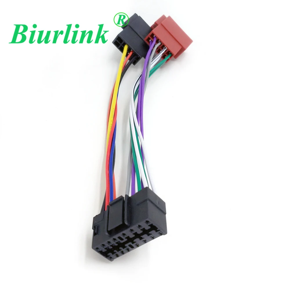 Biurlink Aftermarket автомобильный стерео радиоприемник сменный штекер ISO жгут проводов