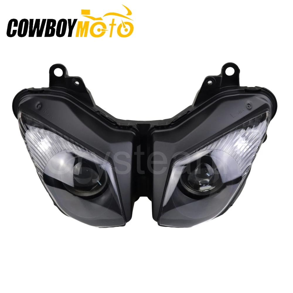 Передняя фара мотоцикла головного света лампа в сборе для Kawasaki Ninja ZX6R ZX 6R 2009 2010 2011