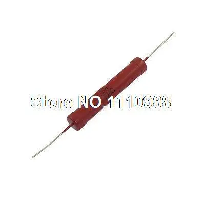 

Toleranced 5W 5MG Ohm High Voltage Glaze Resistor Red