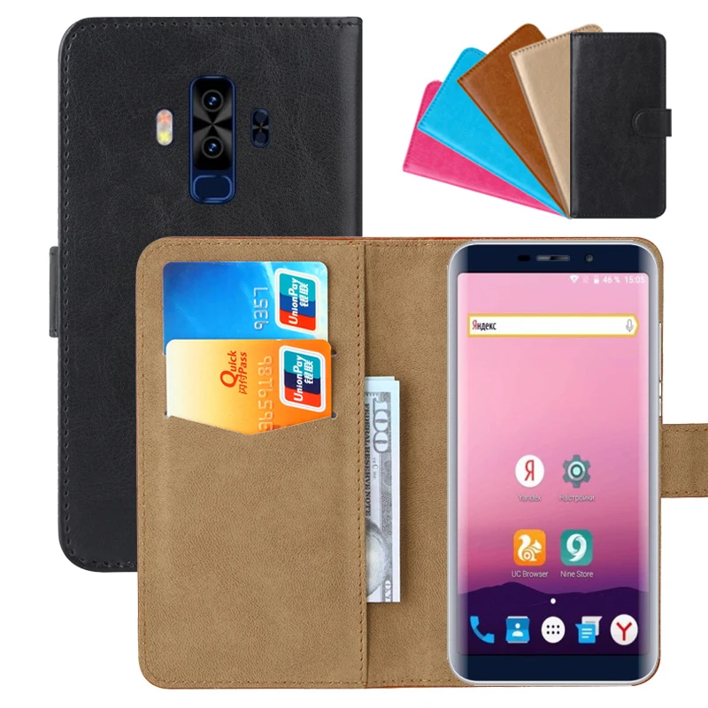Роскошный чехол кошелек для Ark Elf S8 Ретро флип из искусственной кожи с