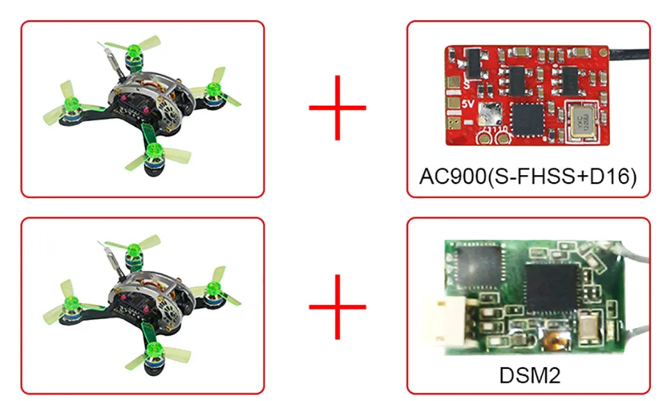 LDARC Flyegg 100 / 130 V2 Микро Мини Бесщеточный FPV гоночный Дрон Квадрокоптер мВт VTX камера