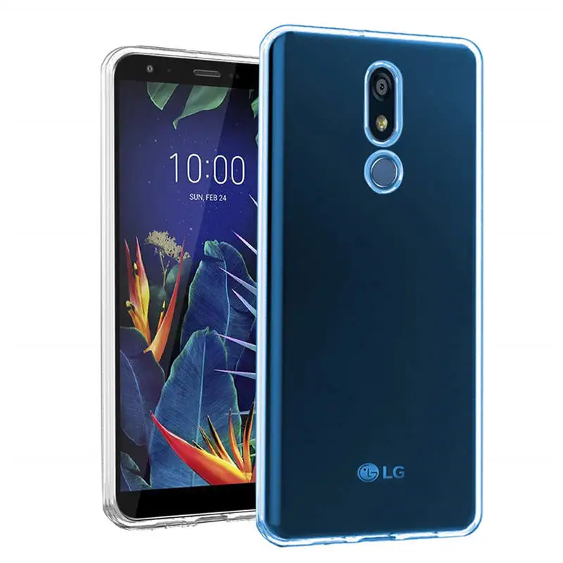 Мягкий чехол для LG K40 X4 2019 силиконовый прозрачный из ТПУ телефона K 40 LGK40 X420EM LM 5 7