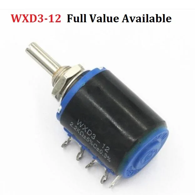 2 шт. WXD3-12 10K 4,7 K 2,2 K 1K 100R 220R 47K 3,3 K 33K 22K 470R точность мульти потенциометр