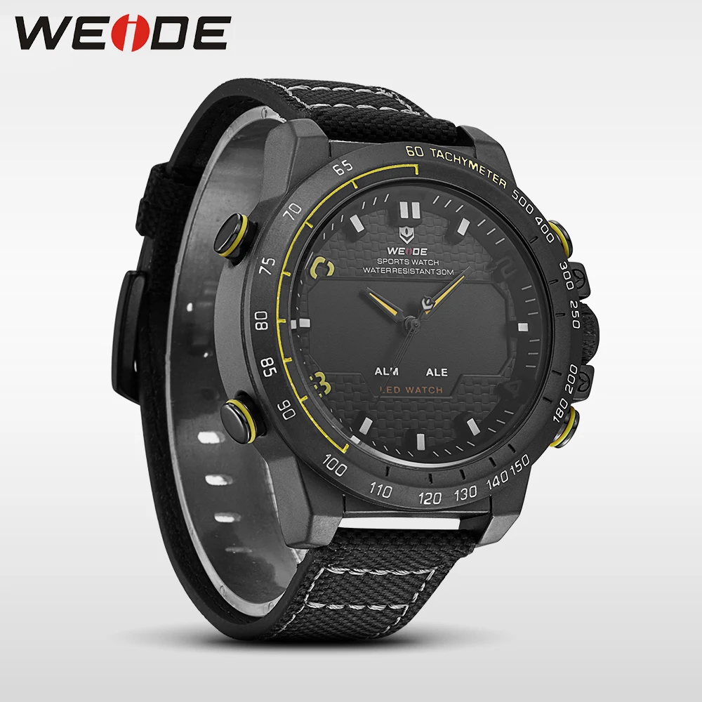 WEIDE мужской 2019 Роскошные спортивные и фирменные светодиодный дисплей движение